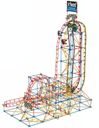 KNEX Double Dar dueling Roller Coaster Kit Build Yourself assembly required